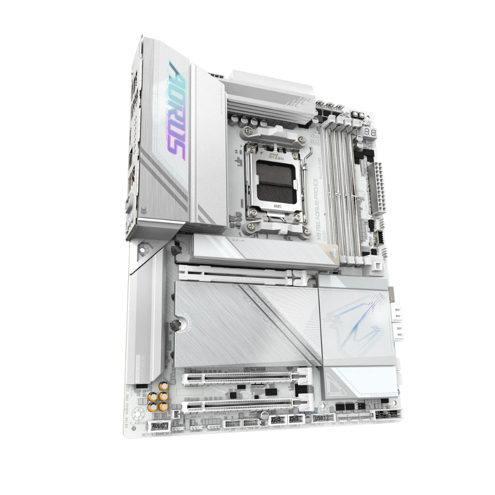 Gigabyte X870E AORUS PRO ICE Soket AM5 ATX Gaming (Oyuncu) Anakart