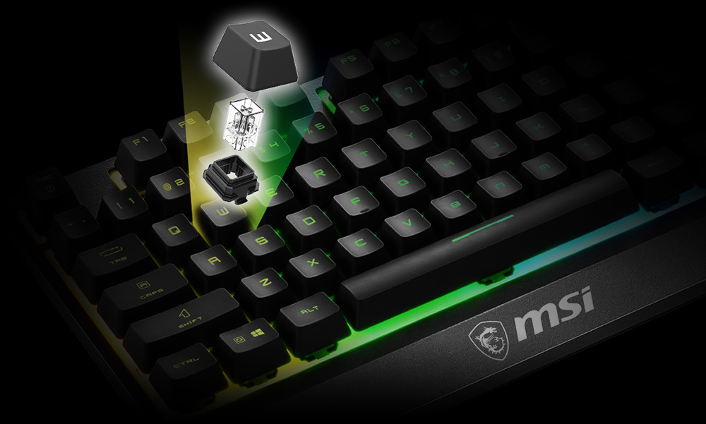 MSI Vigor GK30 RGB Türkçe Gaming Klavye