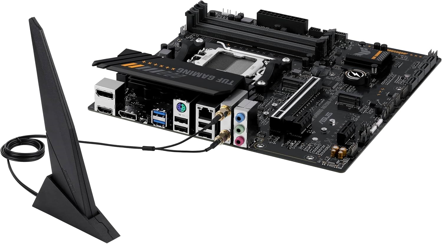 ASUS TUF Gaming A620M-PLUS WIFI AMD A620 Soket AM5 DDR5 6400(OC)MHz mATX Anakart