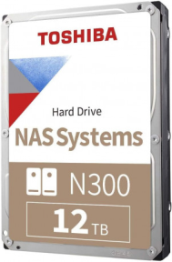Toshiba N300 HDWG51CUZSVA 12TB 7200RPM 3.5” SATA 3 Harddisk