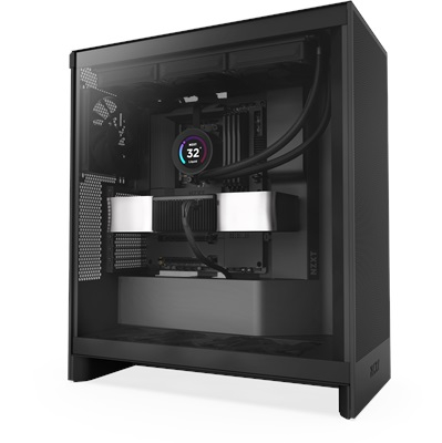 NZXT H Series H7 (2024) Flow CM-H72FB-01 Siyah Mid Tower Gaming (Oyuncu) Kasa