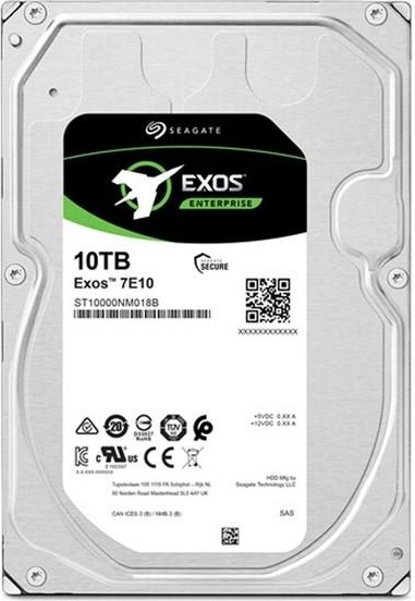 Seagate Exos ST10000NM017B 10TB  7200RPM 256MB SATA Harddisk