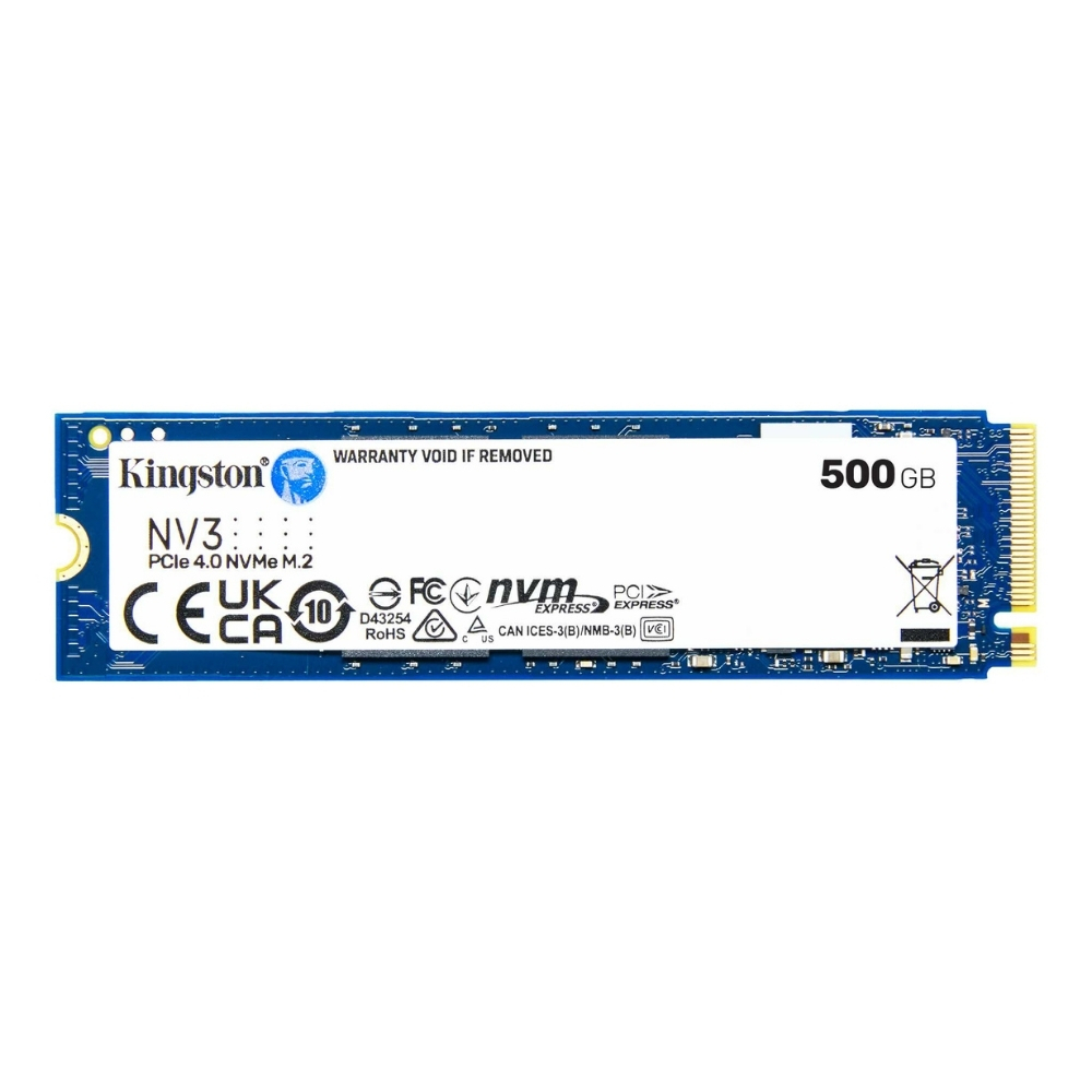Kingston NV3 SNV3S/500G 500GB 5000/3000MB/s Gen 4x4 NVMe SSD Disk (Bulk)