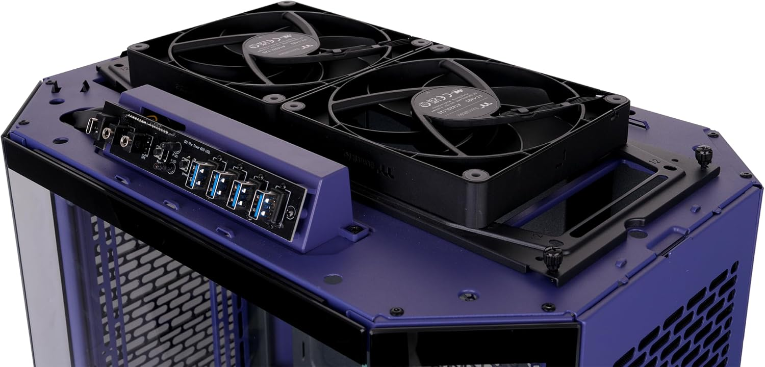 Thermaltake The Tower 600 Future Dusk Temperli Cam USB 3.0 ATX Mid Tower Oyuncu Kasası