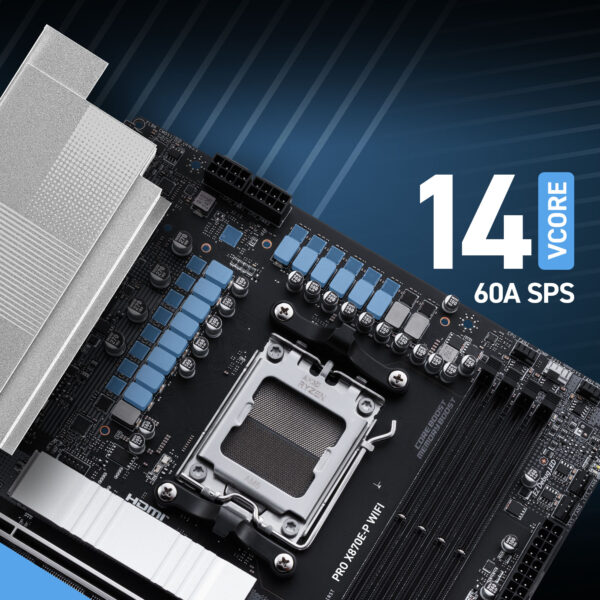 MSI PRO X870E-P WIFI DDR5 AMD X870E AM5 Soket DDR5 8200+(OC)MHz ATX Oyuncu Anakart