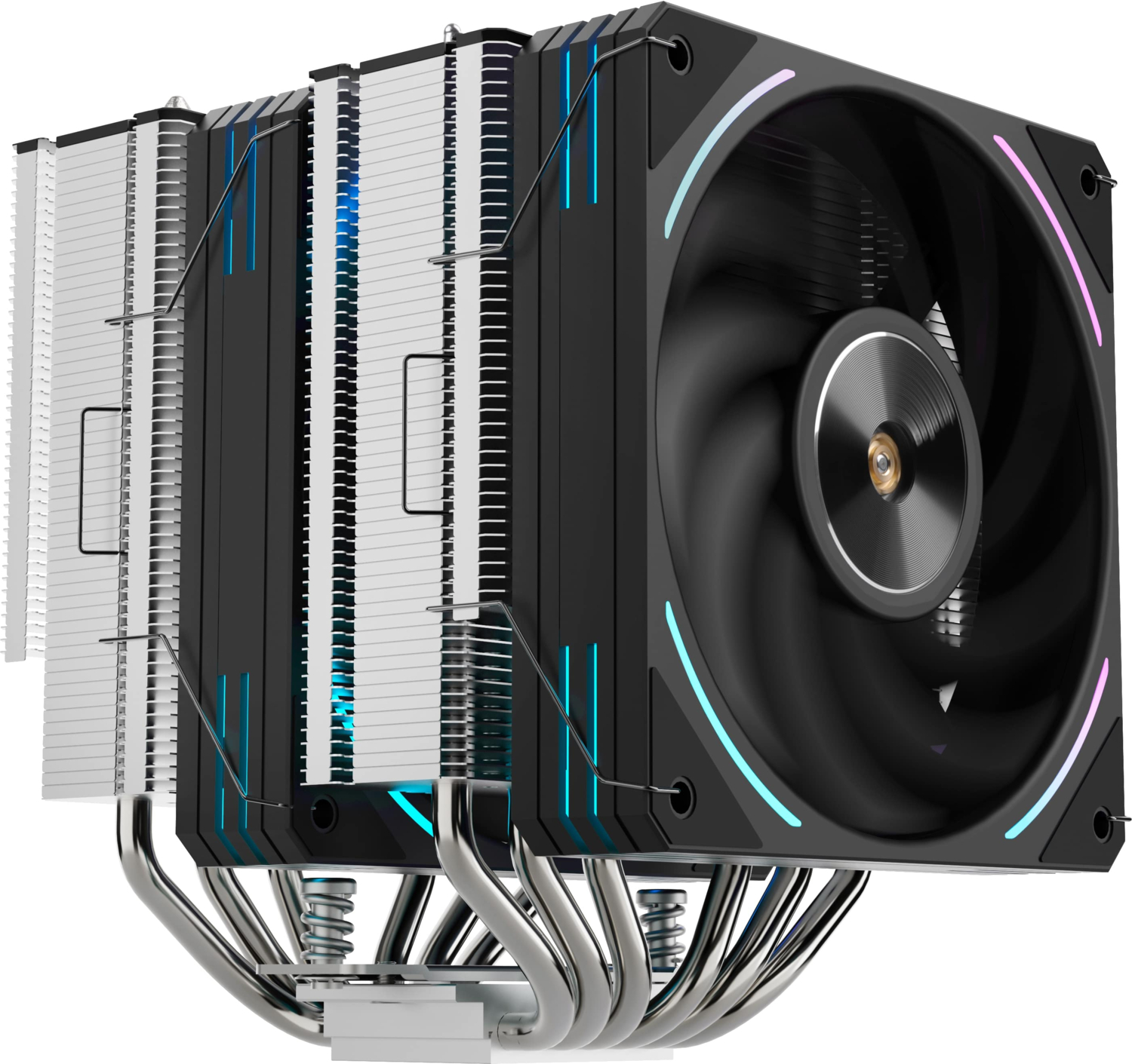 SEGOTEP MU TH6 Siyah 2x120mm ARGB Hava Soğutucu