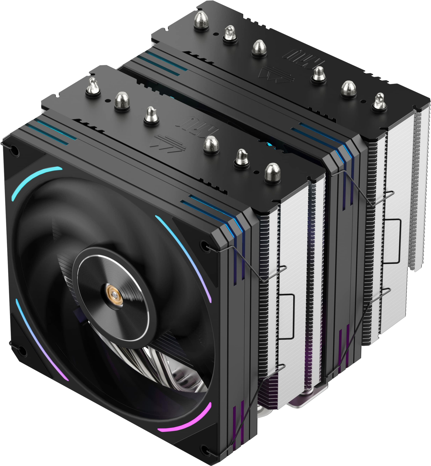 SEGOTEP MU TH6 Siyah 2x120mm ARGB Hava Soğutucu