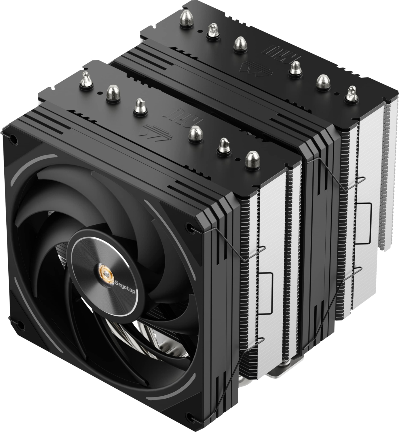 SEGOTEP MU TH6 Siyah 2x120mm ARGB Hava Soğutucu