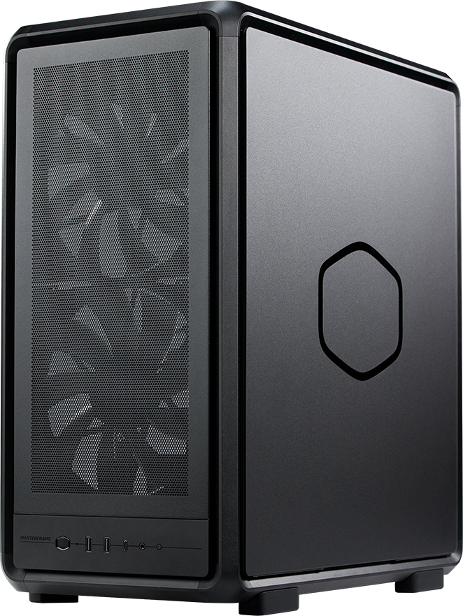 Cooler Master MasterFrame 500TG Mesh ATX BTF Alüminyum Siyah Mid Tower Gaming Kasası