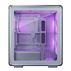 Cooler Master MasterFrame 500TG Mesh ATX BTF Alüminyum Gümüş Gri Mid Tower Gaming Kasası