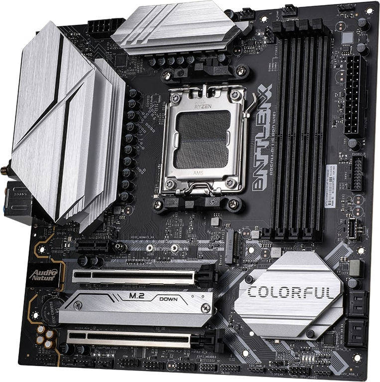 COLORFUL BATTLE-AX B850M-PLUS PRO WIFI V14 DDR5 7600MHz mATX AM5 Gaming (Oyuncu) Anakart