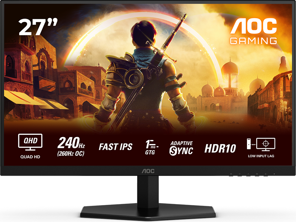 AOC Q27G42ZE 27″ 0.3 Ms 2K IPS 260 Hz Gaming Monitörü