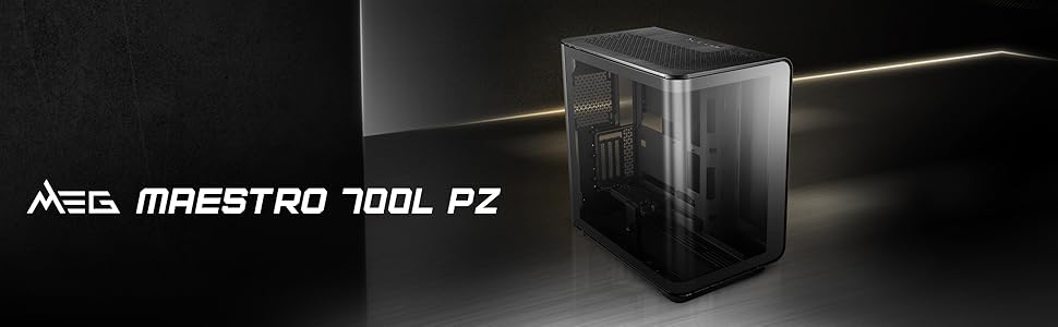 MSI Meg Maestro 700L PZ Panoramik Cam USB 3.2 RGB EATX Mid-Tower Gaming (Oyuncu) Kasa