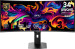 MSI MPG 341CQR QD-OLED X36 34″ 360Hz 0.03ms  Adaptive Sync UWQHD Curved 1800R Gaming (Oyuncu) Monitör