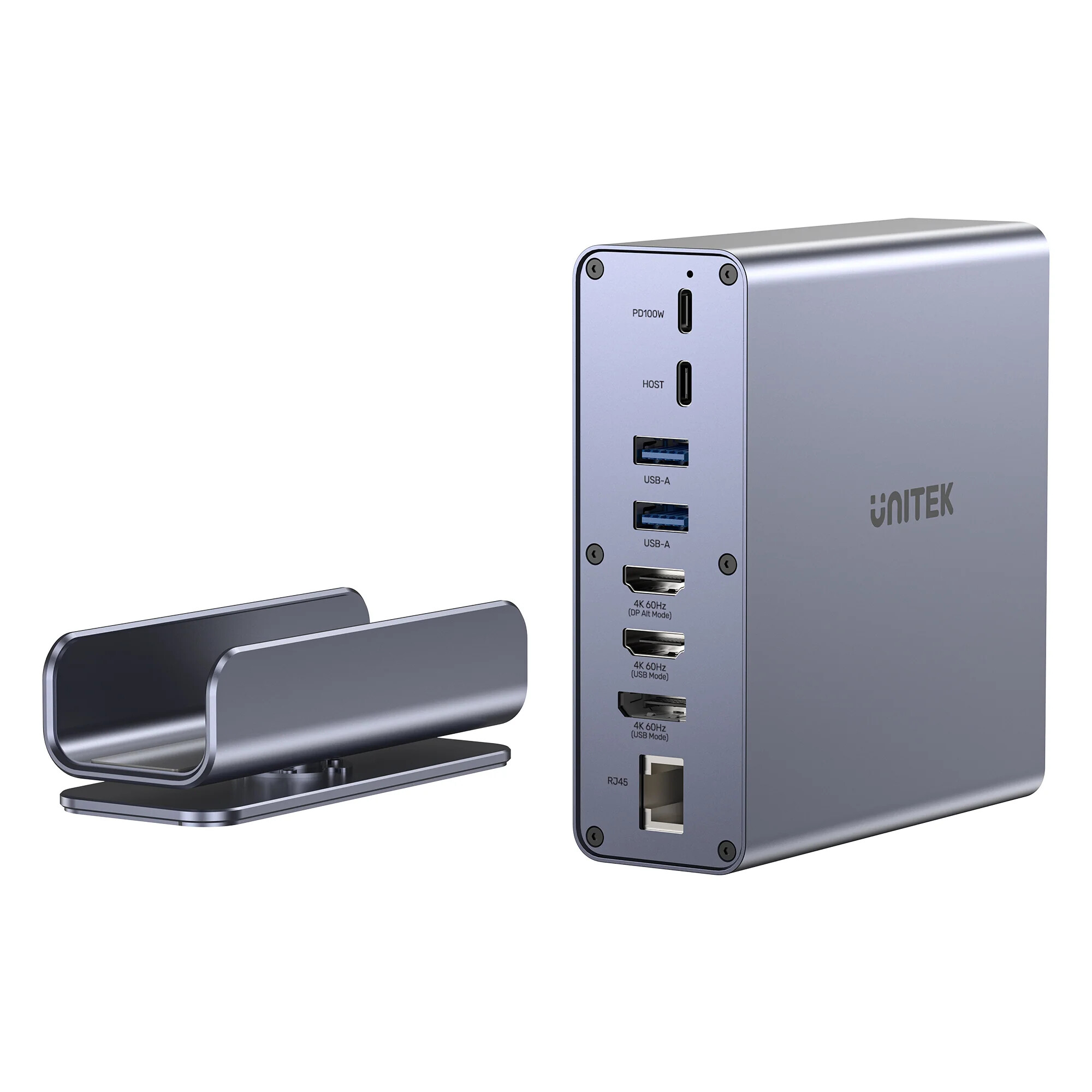 Unitek Universal DisplayLink Üçlü 4K Bağlantı İstasyonu (D1135AGY01)
