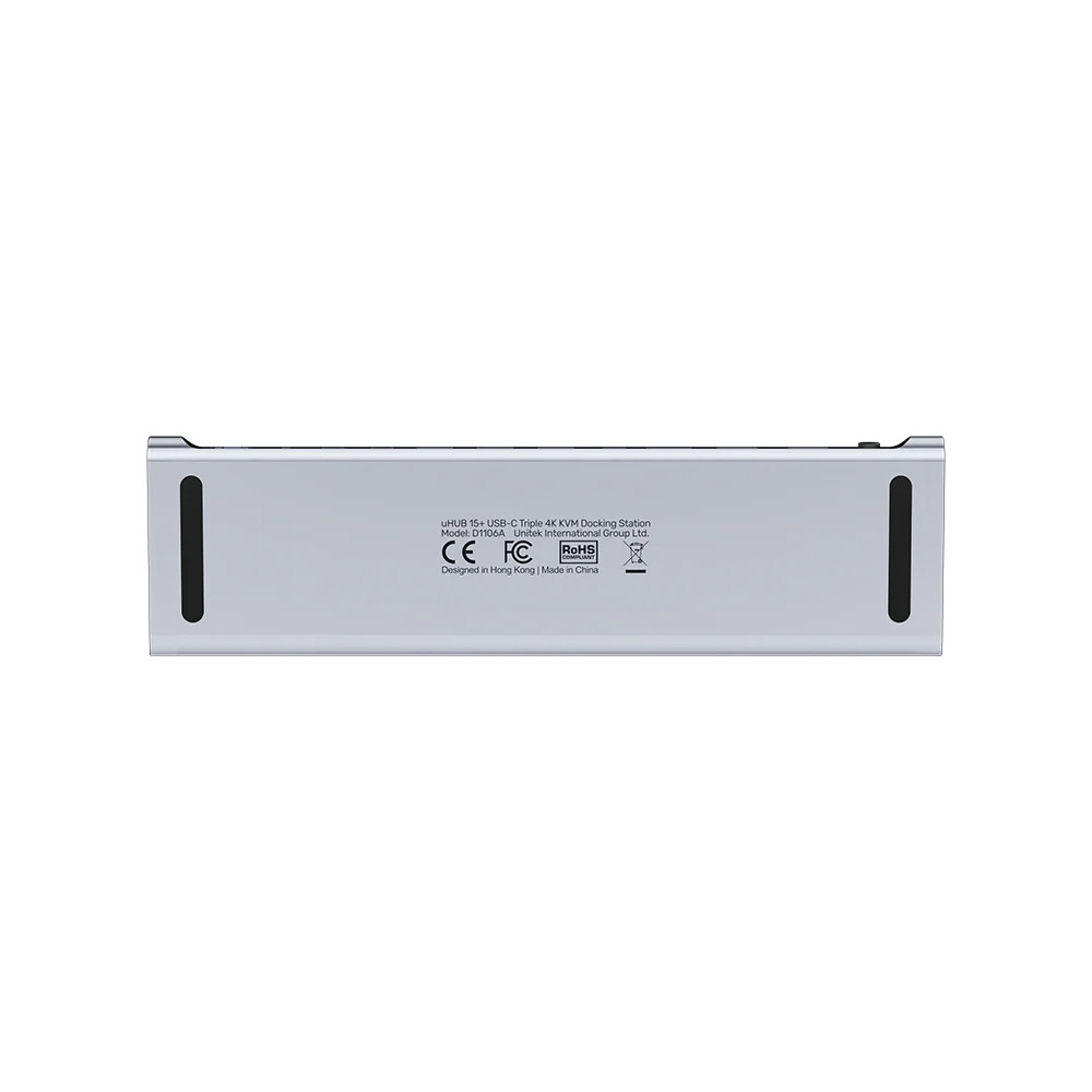 Unitek uHUB15+ USB-C Üçlü 4K KVM Bağlantı İstasyonu (D1106AGY01)