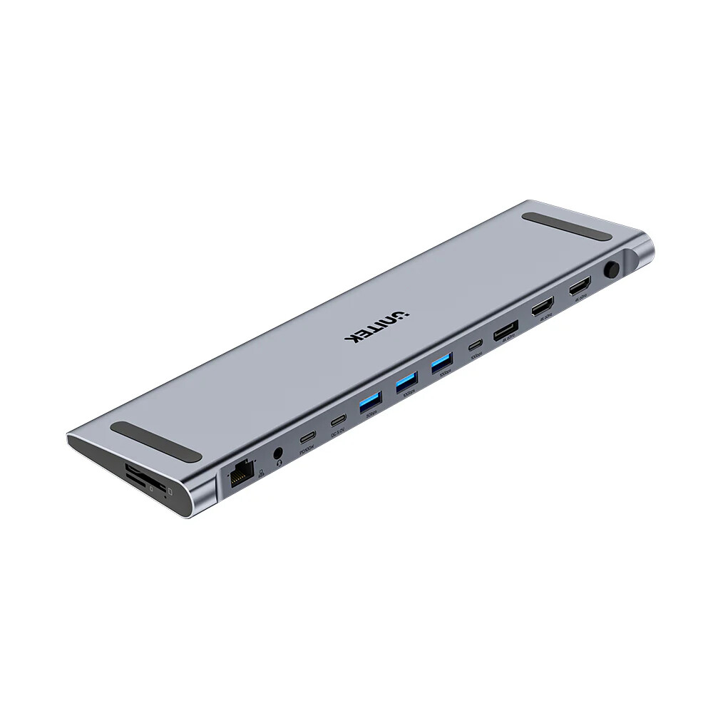 Unitek uHUB15+ USB-C Üçlü 4K KVM Bağlantı İstasyonu (D1106AGY01)