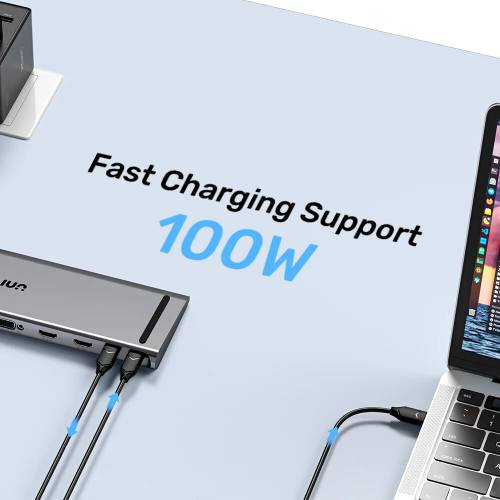 Unitek uHUB11+ USB-C DisplayLink 4K Bağlantı İstasyonu (D1147AGY01)