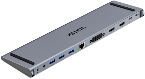 Unitek uHUB11+ USB-C DisplayLink 4K Bağlantı İstasyonu (D1147AGY01)