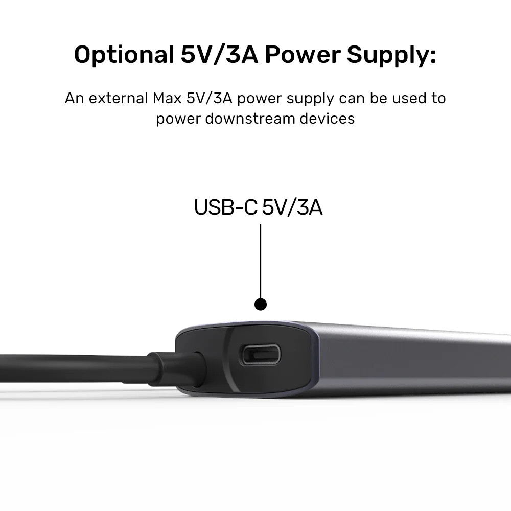 Unitek uHUB Q4 4in1 10 Gbps USB-C Hub (H1112DGY01)