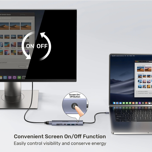 Unitek uHUB S7 Pro 7`si 1 arada 5 Gbps USB-C Hub (H1124AGY01)