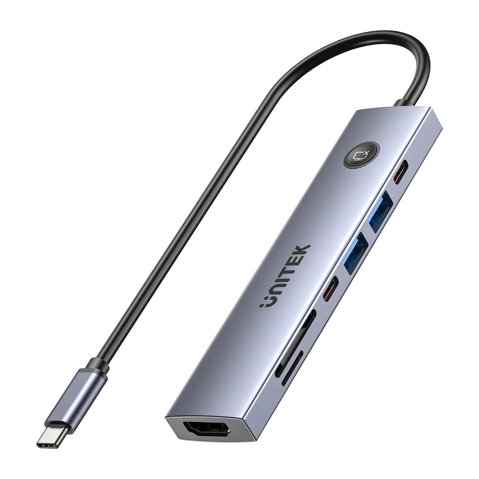 Unitek uHUB S7 Pro 7`si 1 arada 5 Gbps USB-C Hub (H1124AGY01)