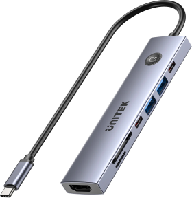 Unitek uHUB S7 Pro 7`si 1 arada 5 Gbps USB-C Hub (H1124AGY01)