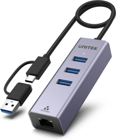 Unitek 4-in-1 Ethernet Hub (Y-3088B)