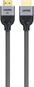 Unitek 8K Örgülü Naylon HDMI Kablosu (C11093RGY01-1M)