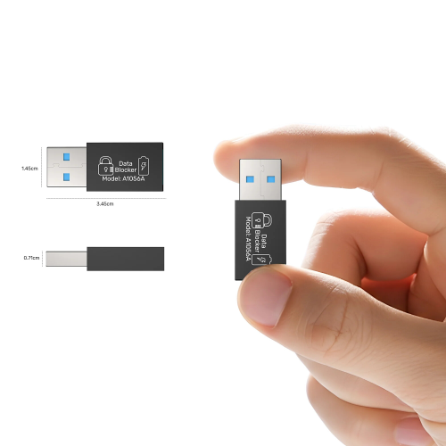 Unitek DataShield USB-A Veri Engelleyici Adaptör (A1056ABK01)