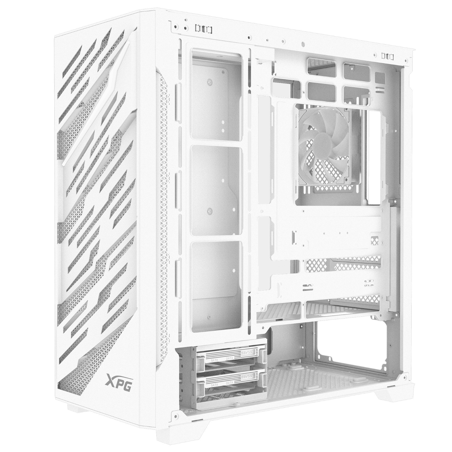 XPG Starker Air BTF 4x ARGB Fan USB 3.2 Beyaz E-ATX Mid-Tower Gaming (Oyuncu) Kasa (STARKERAIRBTFMTA-WHCWW)
