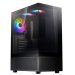 XPG InvaderX Mini ARGB USB 3.2 Siyah ATX Mid-Tower Gaming (Oyuncu) Kasa (INVADERXMINIMT-BKCWW)
