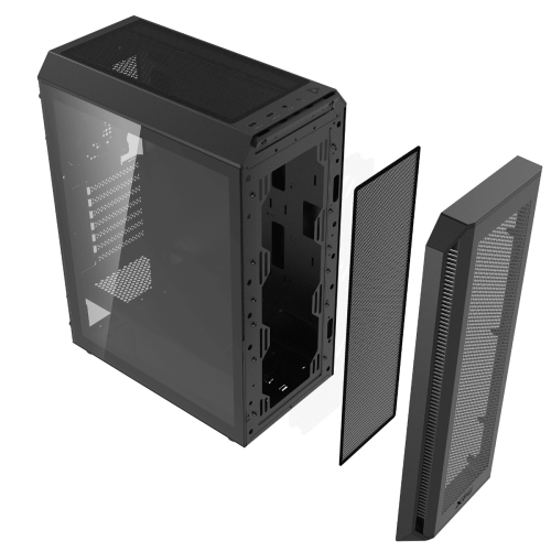 XPG Valor Air Plus ARGB USB 3.2 Siyah ATX Mid-Tower Gaming (Oyuncu) Kasa (VALORAIRPLUSMTA-BKCWW)