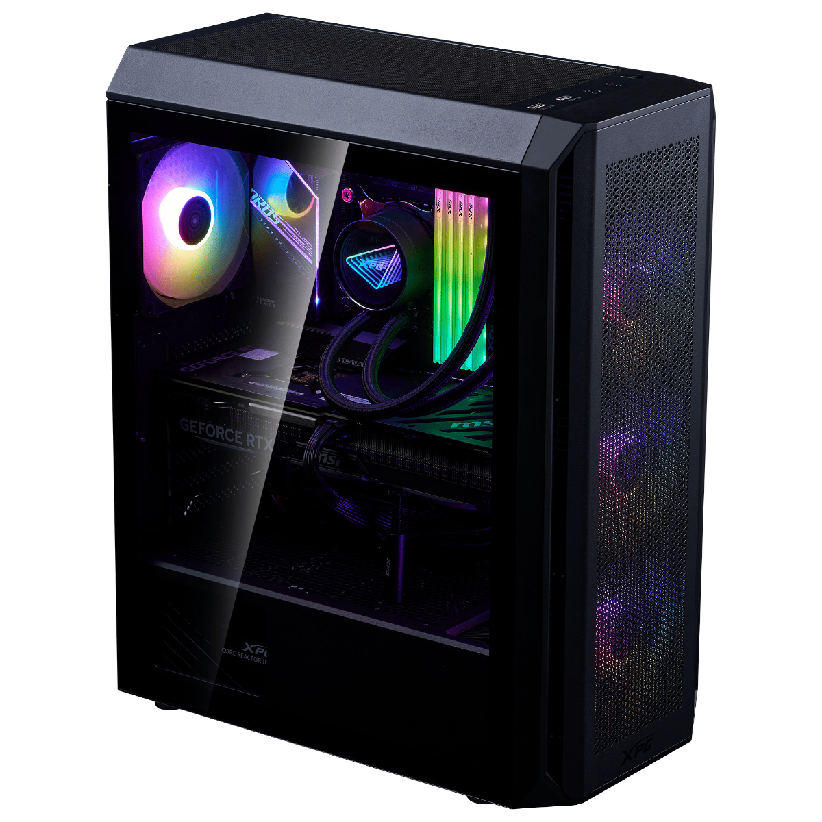 XPG Valor Air Plus ARGB USB 3.2 Siyah ATX Mid-Tower Gaming (Oyuncu) Kasa (VALORAIRPLUSMTA-BKCWW)