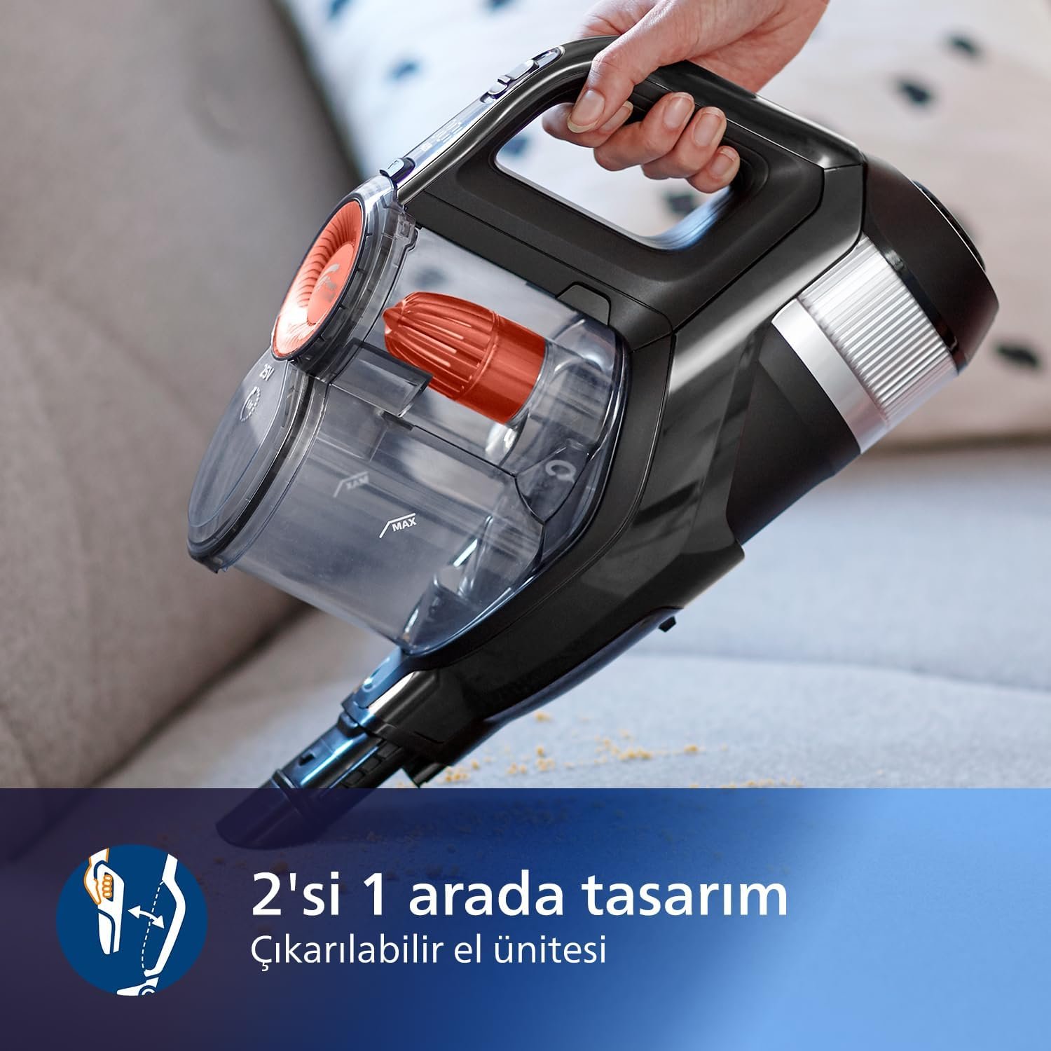 Philips SpeedPro Max XC7040/01 Şarjlı Dikey Süpürge