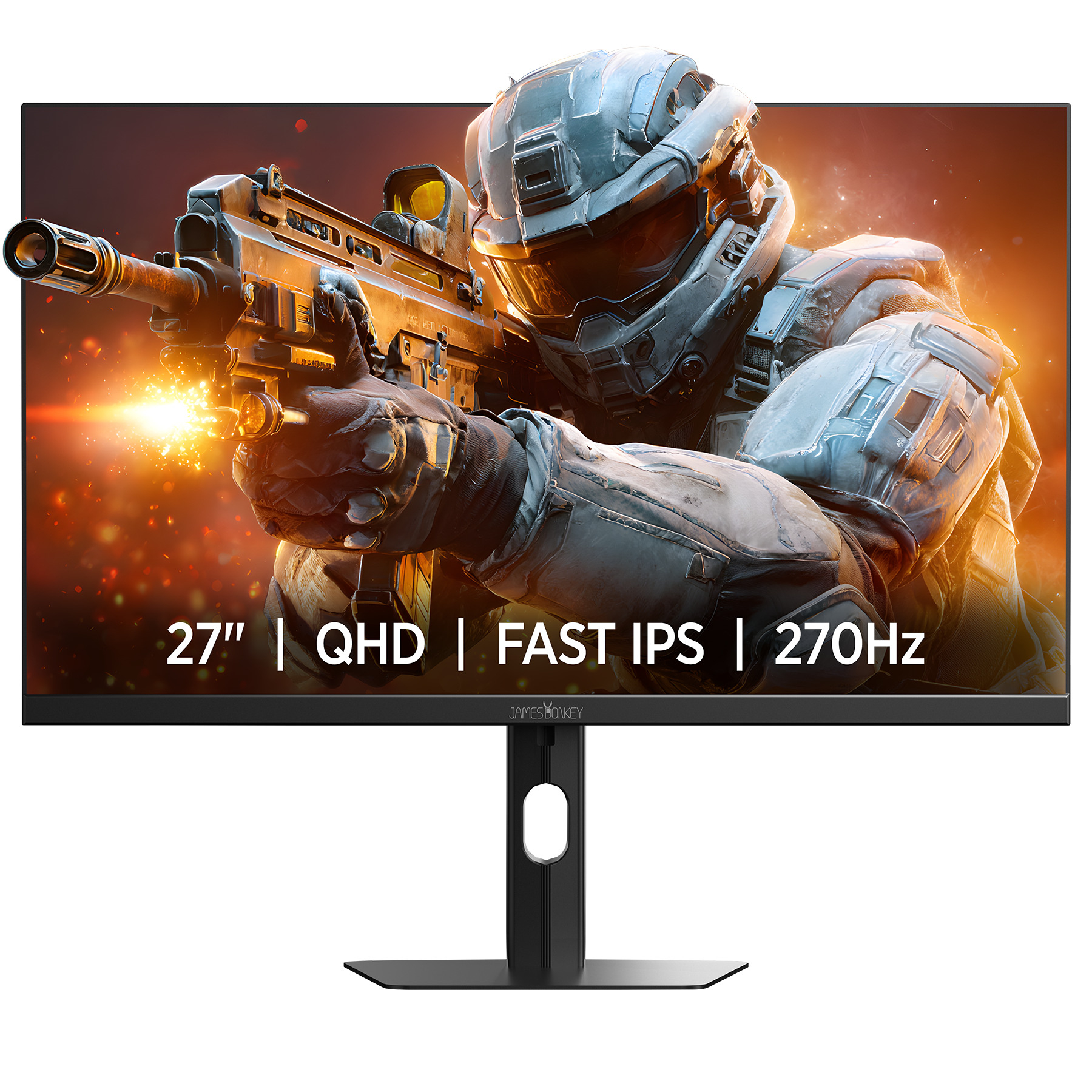 James Donkey Auren Q70 27″ 270Hz 0.5Ms 2K QHD HDR400 Fast IPS RGB Pivot Gaming Monitör (Sıfır Ölü Piksel Garantili)