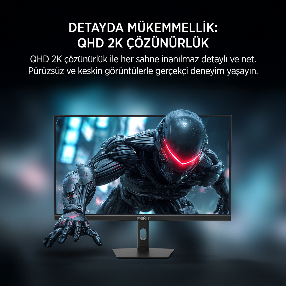 James Donkey Auren Q70 27″ 270Hz 0.5Ms 2K QHD HDR400 Fast IPS RGB Pivot Gaming Monitör (Sıfır Ölü Piksel Garantili)