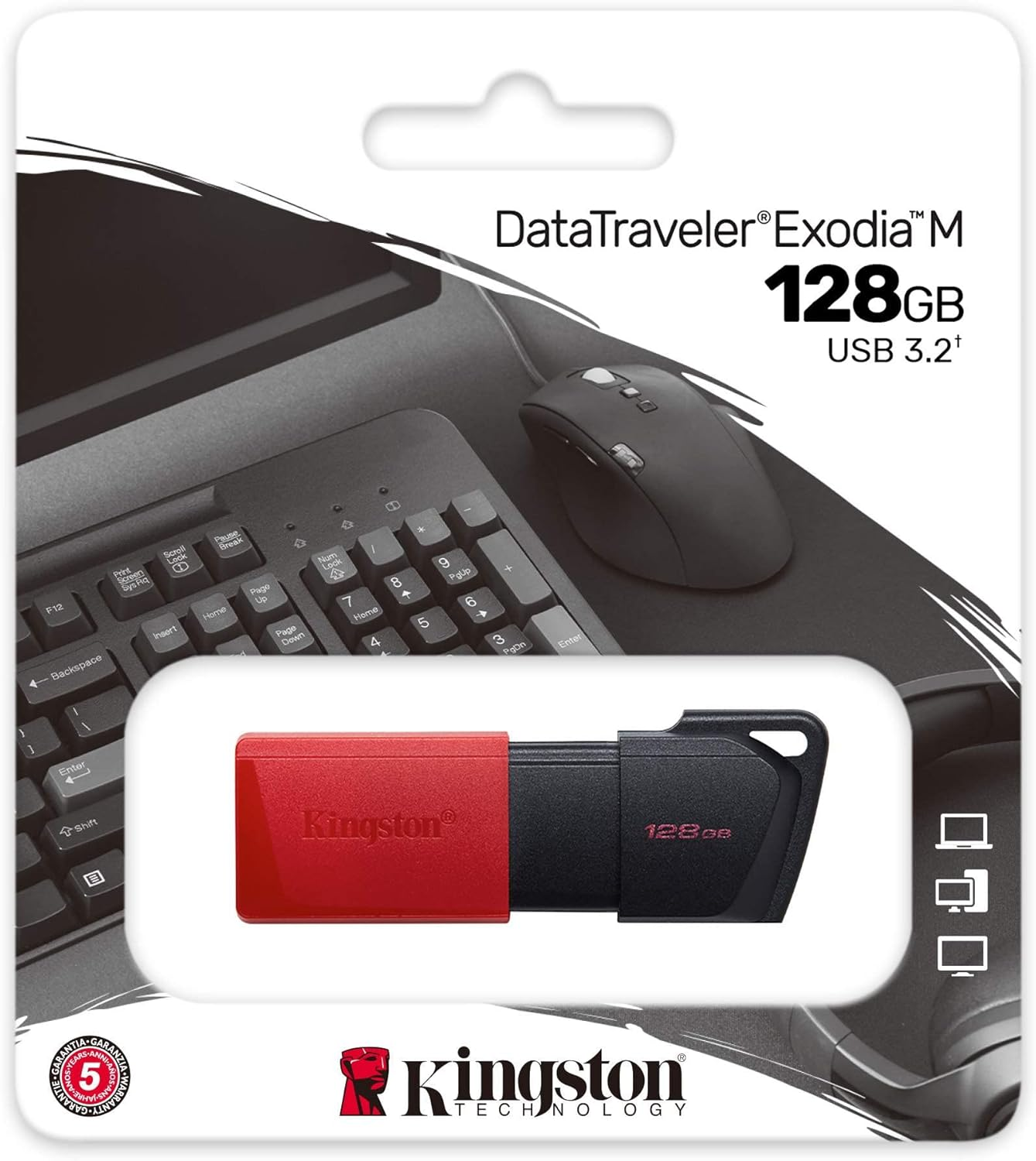 Kingston DataTraveler Exodia M DTXM/128GB USB Bellek