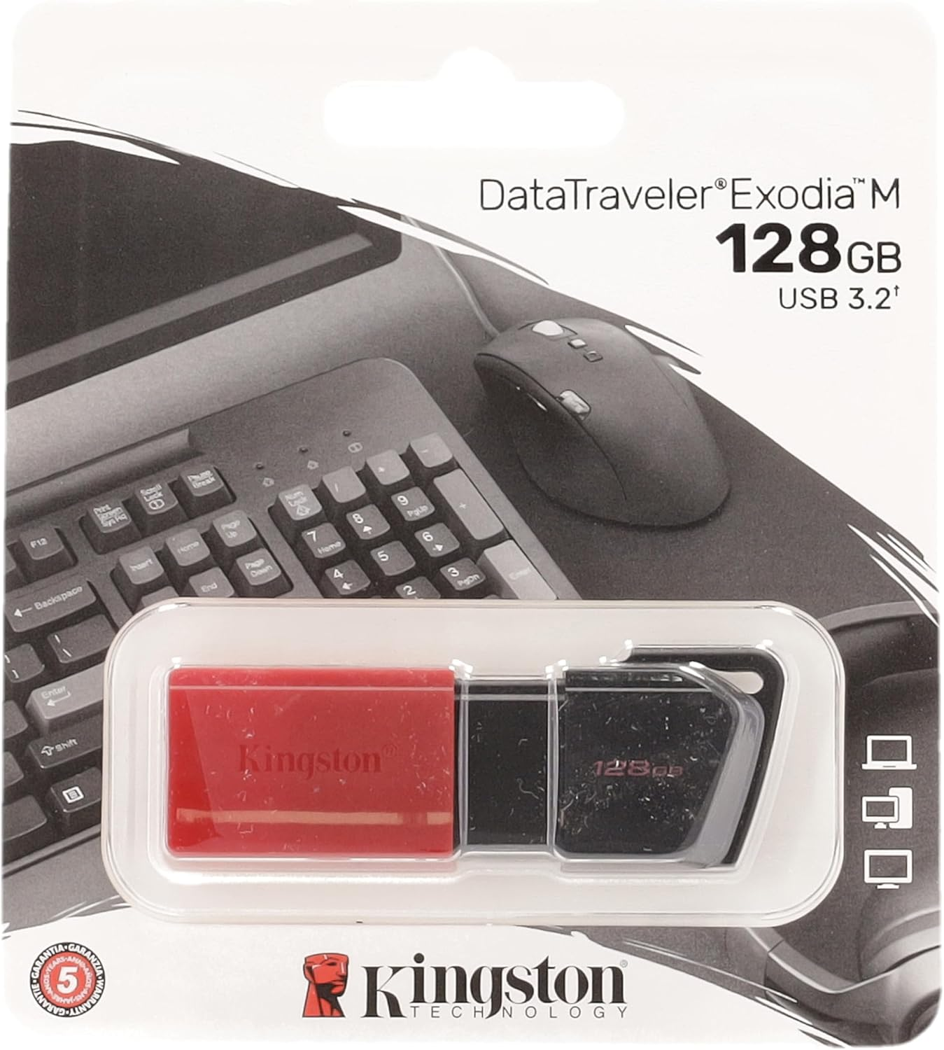 Kingston DataTraveler Exodia M DTXM/128GB USB Bellek