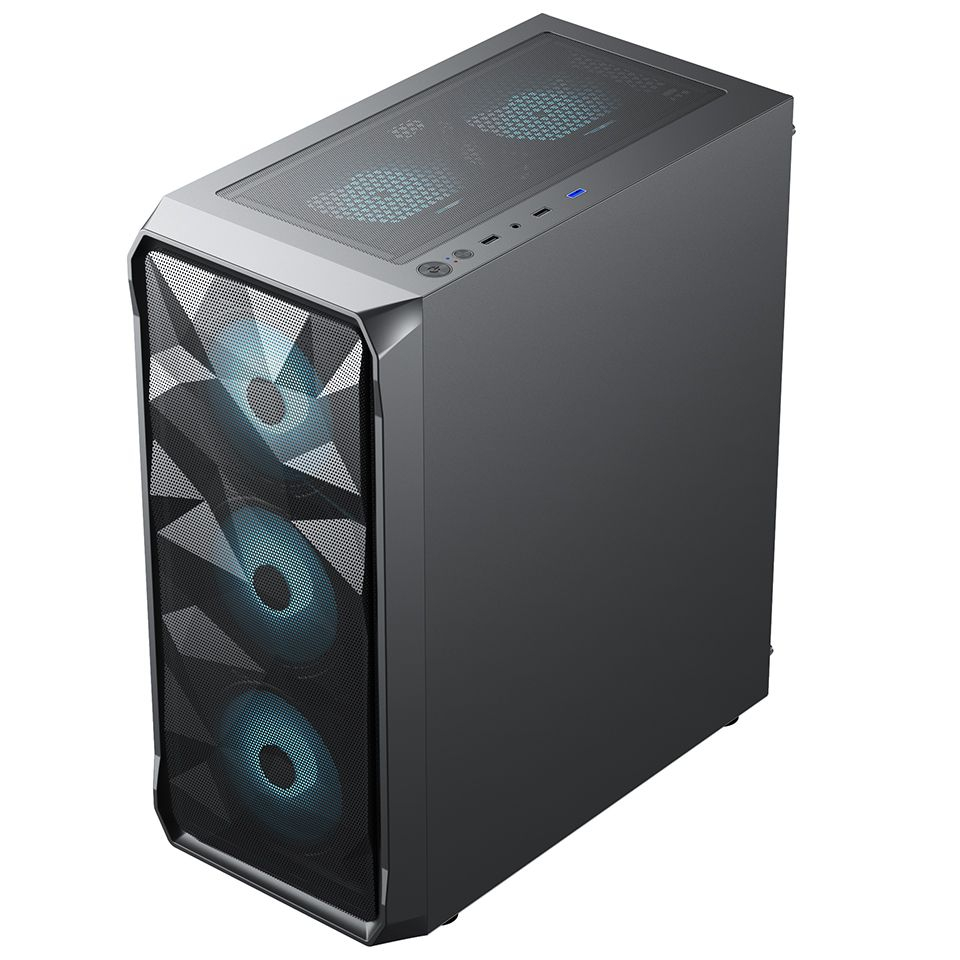 Frisby FC-9485G 600W 80+ Bronze 4x120mm RGB Fan Temperli Cam Mesh USB 3.0 ATX Mid-Tower Gaming Kasa