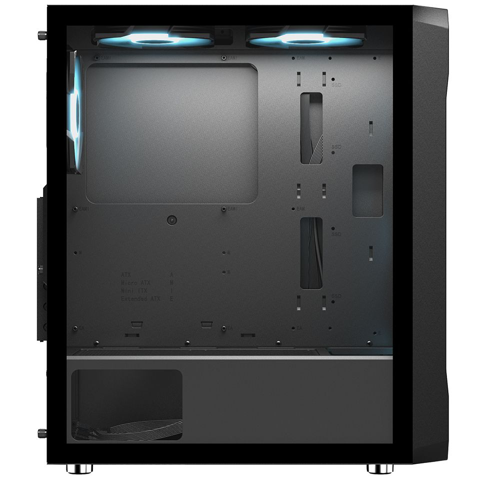 Frisby FC-9485G 600W 80+ Bronze 4x120mm RGB Fan Temperli Cam Mesh USB 3.0 ATX Mid-Tower Gaming Kasa