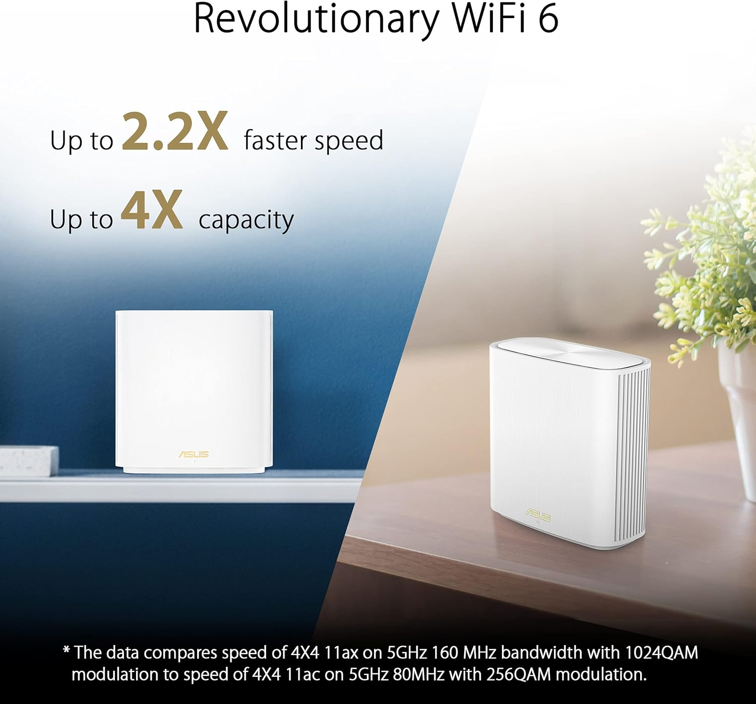 ASUS ZenWiFi XD6 Dual Band Wi-Fi 6 Mesh Sistemi (Beyaz İkili Paket)