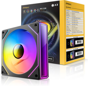 Antec Vision 120R ARGB 3x120mm Reverse Siyah Kasa Fanı (120R ARGB_3PK)
