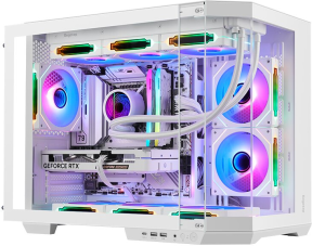 SEGOTEP Lumi 3T Beyaz 750W 80+ Bronze Midi Tower Kasa (6xARGB Fan) 