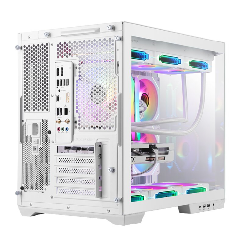 SEGOTEP Lumi 3T Beyaz 750W 80+ Bronze Midi Tower Kasa (6xARGB Fan) 