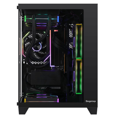 Segotep U502 Siyah 550W 80+ Midi Tower mATX Gaming (Oyuncu) Kasa