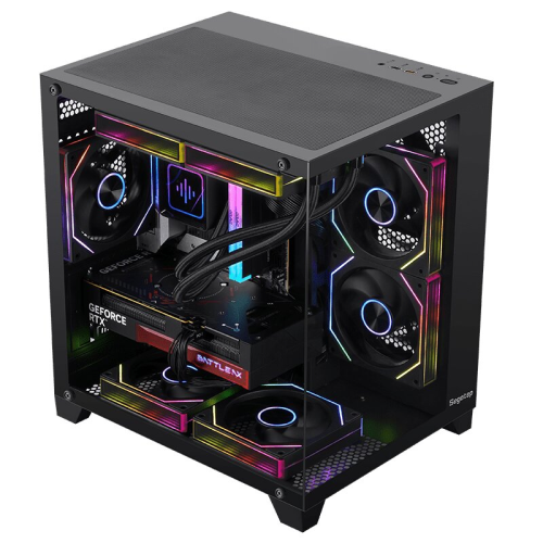 Segotep U502 Siyah 650W 80+ Midi Tower mATX Gaming (Oyuncu) Kasa