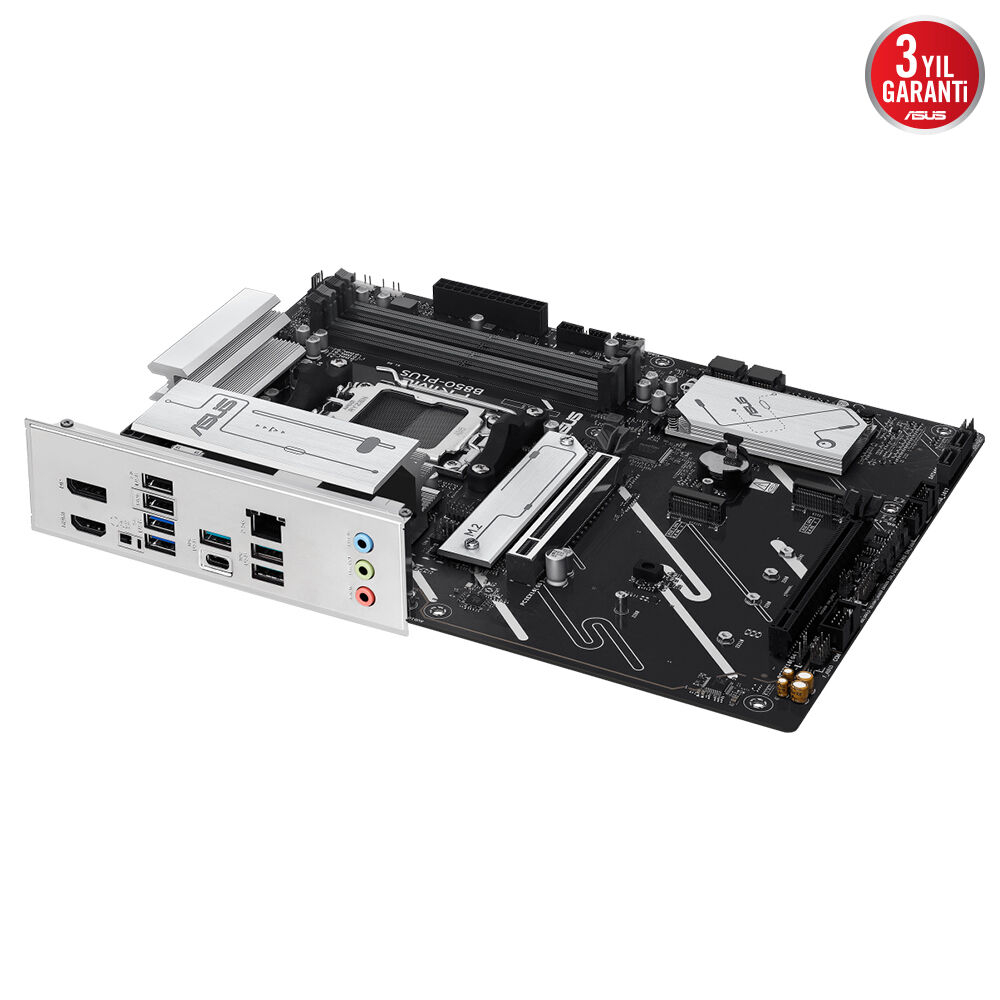 ASUS B850-PLUS-CSM AMD B850 Soket AM5 DDR5 8000+(OC)MHz mATX Gaming (Oyuncu) Anakart