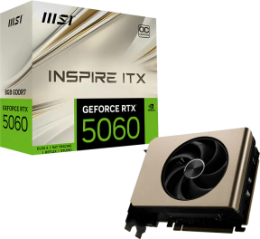 MSI GeForce RTX 5060 8G INSPIRE ITX OC 8GB GDDR7 128Bit DX12 Gaming (Oyuncu) Ekran Kartı