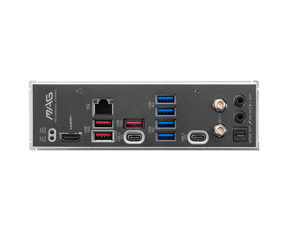 MSI MAG B850M MORTAR WIFI AMD B850 Soket AM5 DDR5 8200(OC)MHz mATX Gaming (Oyuncu) Anakart